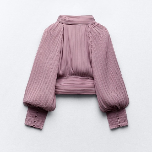 Zara Pink Blush Blouse - Picture 4 of 4